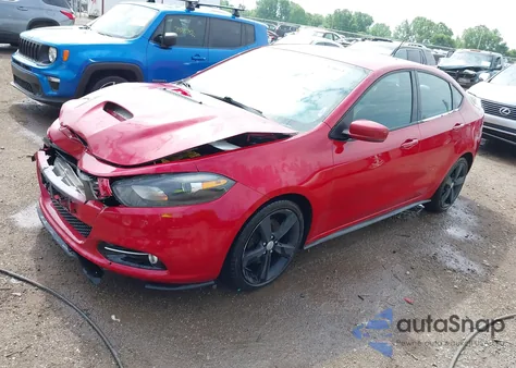 2016 Dodge Dart Gt z USA, uszkodzony, nr VIN 1C3CDFEB0GD578072